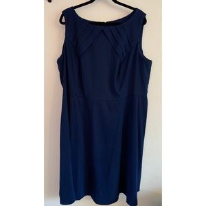 Dress Barn Blue A-Line Dress